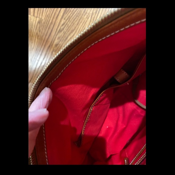 Dooney & Bourke East West Zip Sac Hobo Leather bag burgundy - Picture 6 of 16